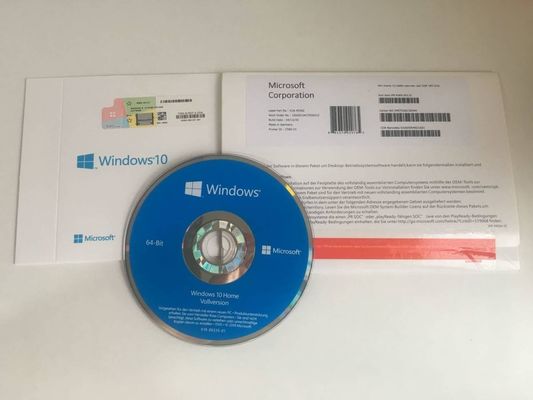 Multi imballaggio domestico di DVD dell'OEM di Windows 10 di lingua con l'autoadesivo del COA